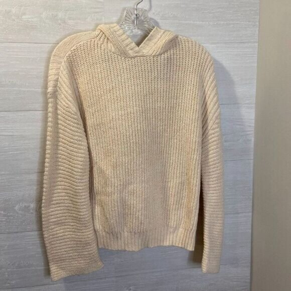 ABOUND Women's Cozy Ribbed Knit Hoodie Pullover Sweater NWT - Picture 6 of 9
